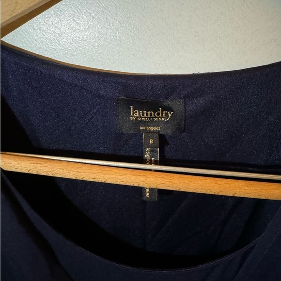 LAUNDRY by Shelli Segal Elegant Navy Blue Women's Dress - Picture 8 of 10